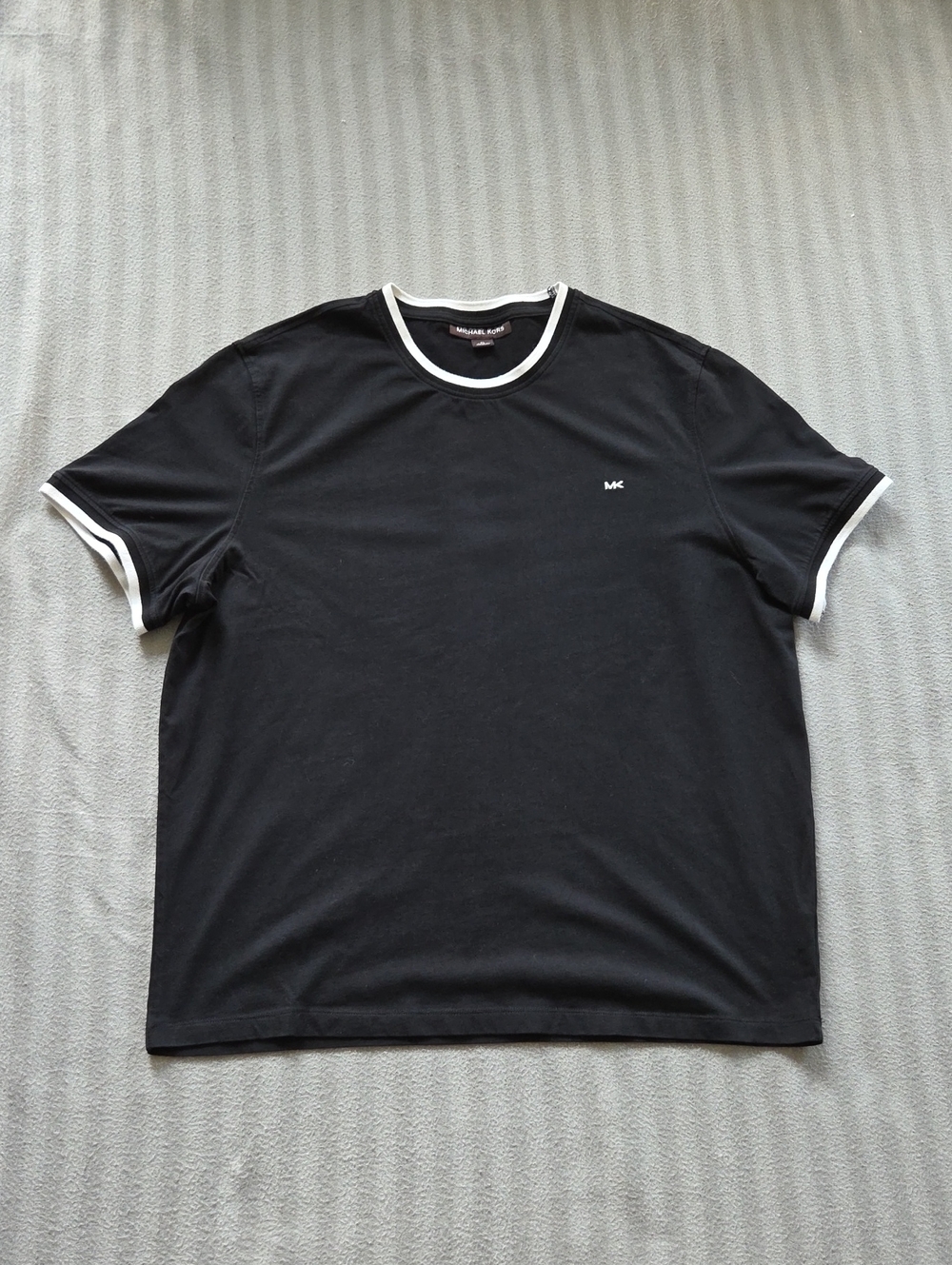 Michael Kors Black Tee with White Contrast Trim